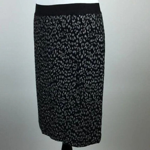 Ann Taylor Pencil skirt 6 wool blend Animal Print - Picture 5 of 9